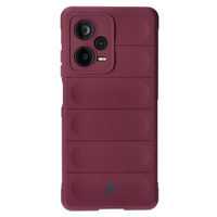 Pancerne etui Bizon Case Tur do Xiaomi Redmi Note 12 Pro+ 5G, burgundowe