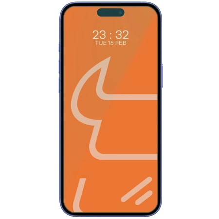 Szkło ochronne 2.5D Bizon Smart Glass do iPhone 16 Plus, 3 sztuki