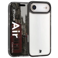 Etui Bizon Case Halo do iPhone Air, przydymione-czarne