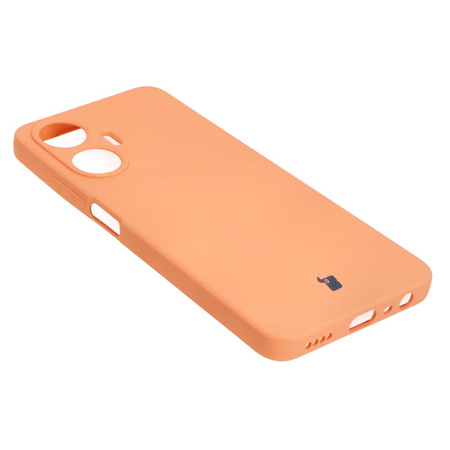 Etui Bizon Case Silicone do Realme C55, pomarańczowe