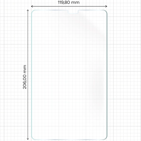 Folia imitująca papier Bizon Film Tab Papirus do Galaxy Tab A9, 2 sztuki