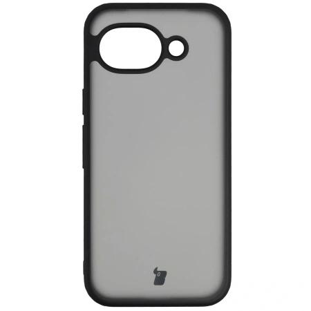 Etui Bizon Case Angelo do Google Pixel 10a, przydymione z czarną ramką