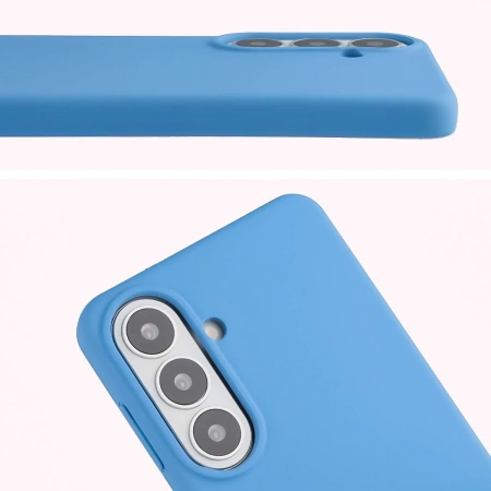 Silikonowe etui Bizon Soft Case do Galaxy S26 Plus, niebieskie