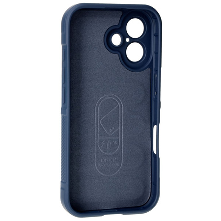 Pancerne etui Bizon Case Tur do iPhone 16, granatowe