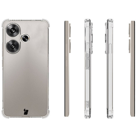Elastyczne etui Bizon Case Salpa do Xiaomi Poco F6, przezroczyste