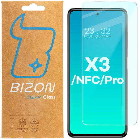 Szkło hartowane Bizon Glass Clear 2 do Xiaomi Poco X3 / NFC / Pro