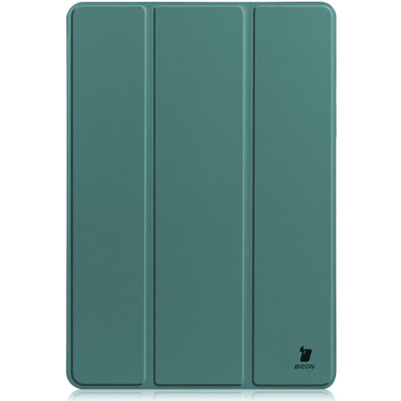 Etui Bizon Case Tab Lizard do Galaxy Tab S8 / S7, ciemnozielone