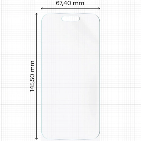 Folia matowa Bizon Glass Film Sun do iPhone 17 Pro, 1 sztuka