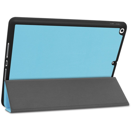 Etui Bizon Case Tab Lizard do Apple iPad 9/8/7 10.2 2021/2020/2019, błękitne