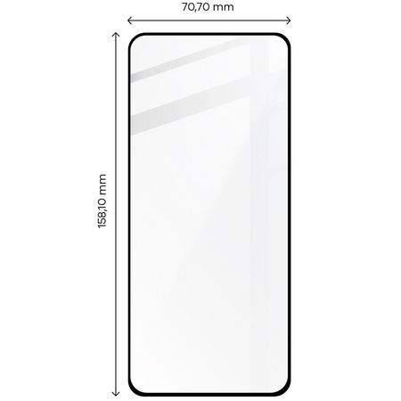 Szkło hartowane Bizon Glass Edge 2 do Moto G13 / G23 / G53 5G, czarne