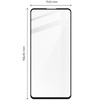 Szkło hartowane Bizon Glass Edge do Galaxy A73 5G, czarne