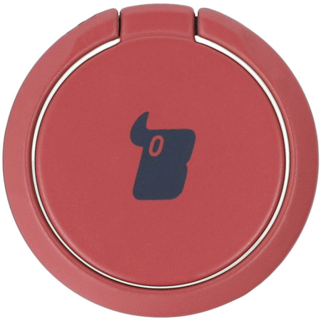 Uchwyt na palec Bizon Accessories Ring Turtle uniwersalny, różowe