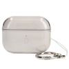 Etui Bizon Case Headphone Clear do Airpods Pro 2, przezroczysto-czarne