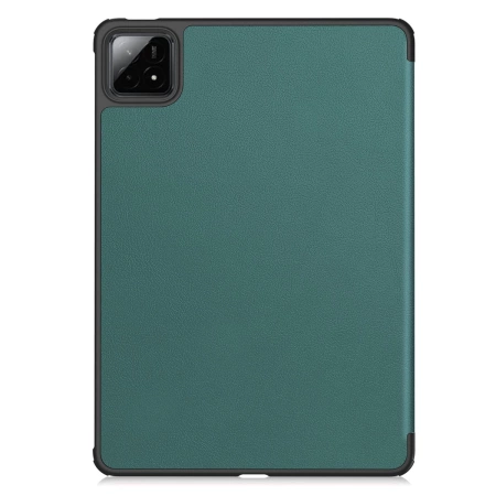 Etui z klapką Bizon Case Tab Croc do Xiaomi Pad 7 / 7 Pro, ciemnozielone