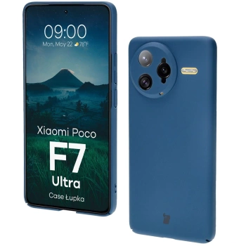 Etui Bizon Case Łupka do Xiaomi Poco F7 Ultra, niebieskie