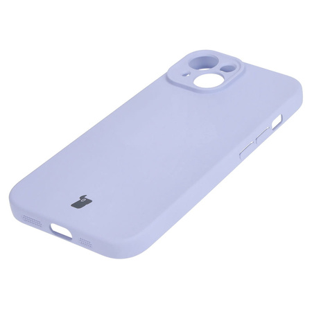 Etui Bizon Case Silicone do Apple iPhone 15, jasnofioletowe