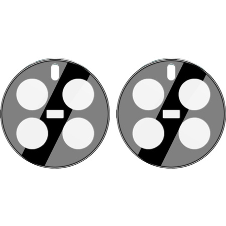 Szkło na aparat Bizon Glass Silk Lens do Realme 12+, 2 sztuki