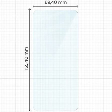 Szkło hartowane Bizon Glass Clear Duo do Xiaomi POCO X6 Pro / X7 Pro, 2 sztuki