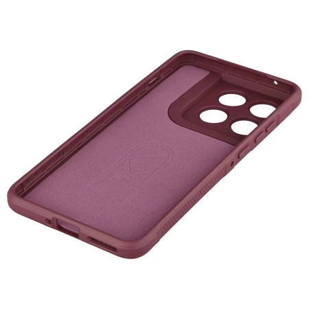 Pancerne etui Bizon Case Tur do Motorola Edge 70, burgundowe