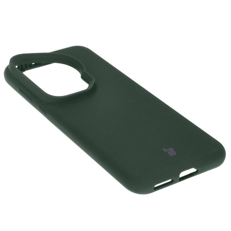 Silikonowe etui Bizon Soft Case do Huawei Pura 70, ciemnozielone