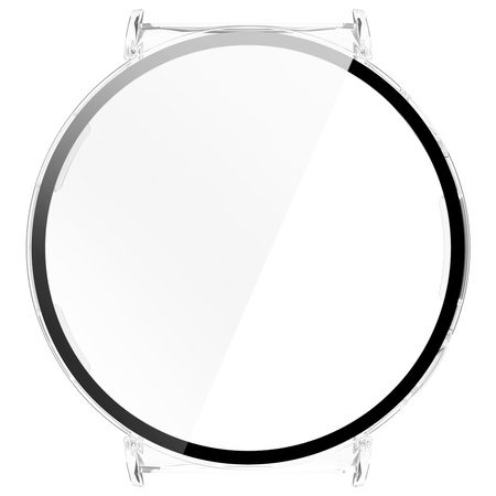 Etui ze szkłem do zegarka Bizon Case Watch Adamo do Huawei Watch GT 5 41 mm, przeźroczyste