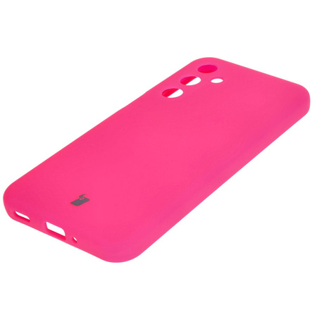 Silikonowe etui Bizon Soft Case do Galaxy M35 5G, neonowo-różowe
