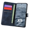 Etui z klapką Bizon Case Pocket do Oppo Find X9 Pro, granatowe