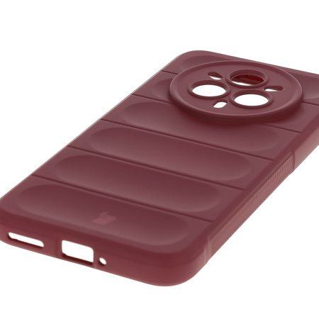 Pancerne etui Bizon Case Tur do Realme 14 Pro Plus 5G, burgundowe