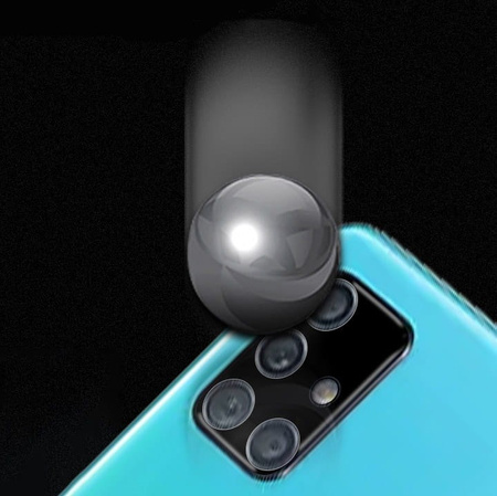 Szkło na aparat Bizon Glass Lens dla Galaxy A71, 2 sztuki