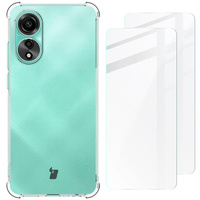 Etui Bizon Case Clear Pack do Oppo A78 4G, przezroczyste