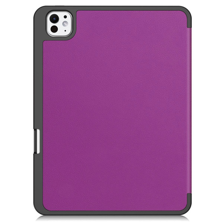 Etui Bizon Case Tab Lizard do iPad Pro 11" 5 gen. 2024, ciemnofioletowe