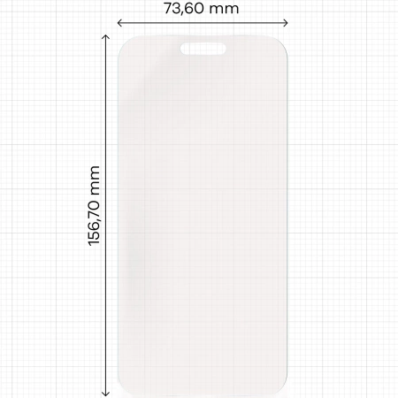 Folia matowa Bizon Glass Film Sun do iPhone 16 Plus, 1 sztuka