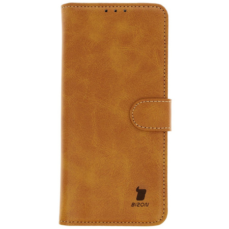 Etui z klapką Bizon Case Pocket do Motorola Moto G85 5G, brązowe