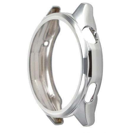 Etui z osłoną ekranu Bizon Case Watch Felipe do Huawei Watch GT6 46 mm, srebrne