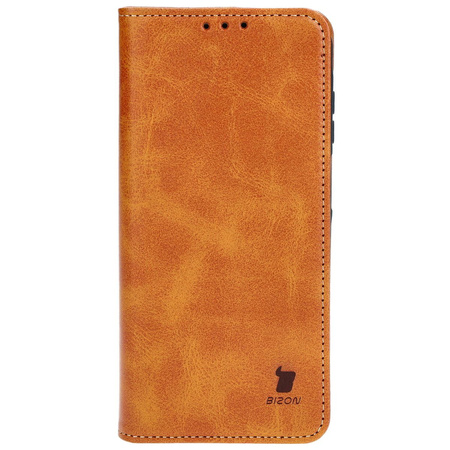 Etui z klapką Bizon Case Pocket Pro do Galaxy A25 5G, brązowe