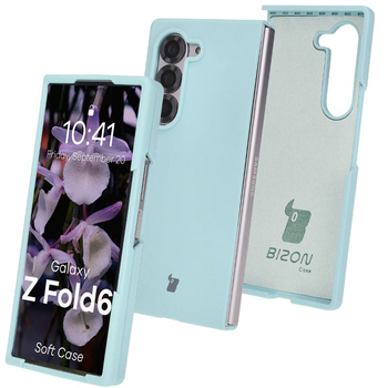 Silikonowe etui Bizon Soft Case do Galaxy Z Fold6, jasnoniebieskie