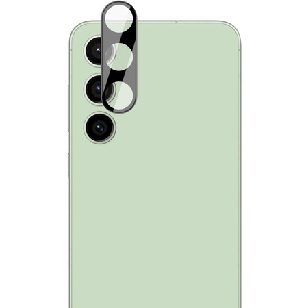 2x Szkło hartowane z ramką + szybka na aparat Bizon Edge 2 Pack do Galaxy S24 FE