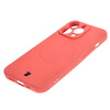 Etui silikonowe z pierścieniem magnetycznym Bizon Case Silicone Magnetic do iPhone 13 Pro, brudnoróżowe