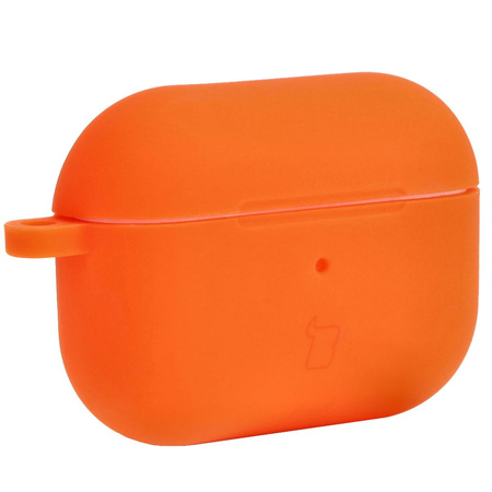 Etui Bizon Case Headphone Silicone do AirPods Pro 2, marchewkowe