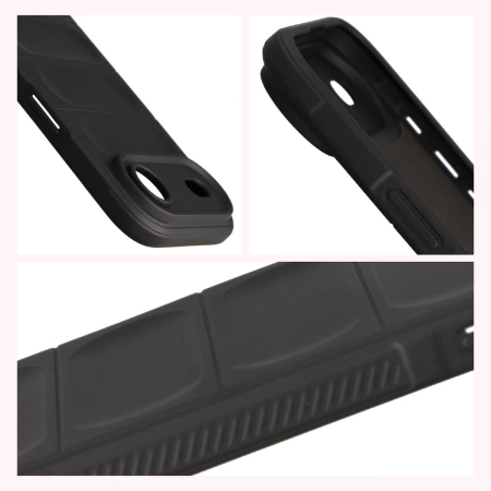 Pancerne etui Bizon Case Tur do iPhone Air, czarne