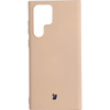 Etui Bizon Case Silicone do Galaxy S22 Ultra, jasnoróżowe