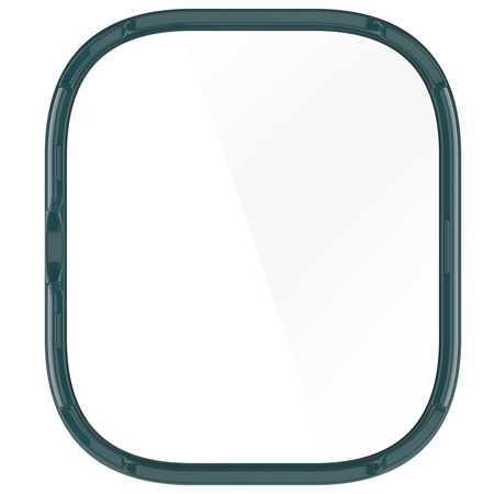 Etui ze szkłem do zegarka Bizon Case Watch Adamo do Xiaomi Redmi Watch 5, zielone