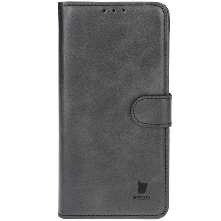 Etui z klapką Bizon Case Pocket do iPhone 16 Plus, czarne