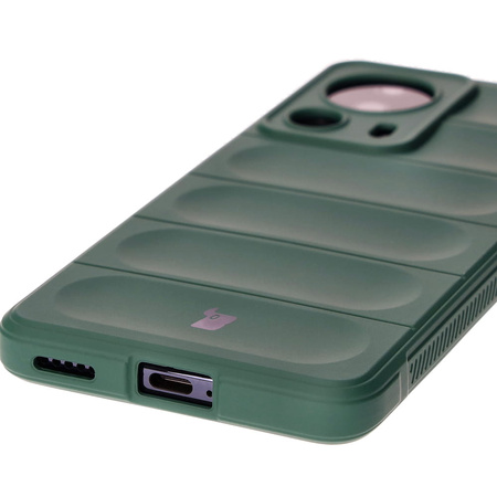 Pancerne etui Bizon Case Tur do Xiaomi 13 Lite, ciemnozielone