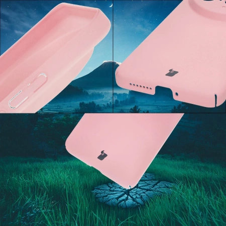 Etui Bizon Case Łupka do Xiaomi 15 Ultra, różowe