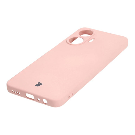 Etui Bizon Case Silicone do Realme C55, jasnoróżowe