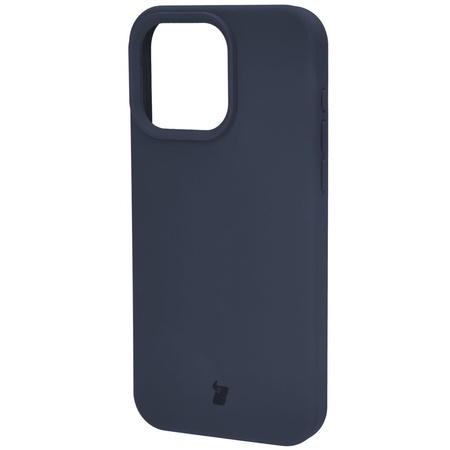 Etui silikonowe Bizon Soft Case do iPhone 15 Pro Max, ciemnoniebieskie