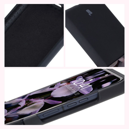 Silikonowe etui Bizon Soft Case do Motorola Razr 50 Ultra, czarne