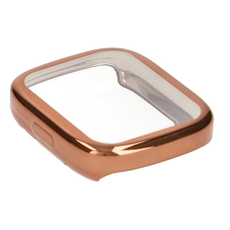 Etui Bizon Case Watch Felipe do Xiaomi Redmi Watch 3, różowozłote