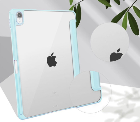 Etui Bizon Case Tab Clear Matt do Apple iPad Air 6 / Air 5 / Air 4 / iPad Pro 11 2018, błękitne